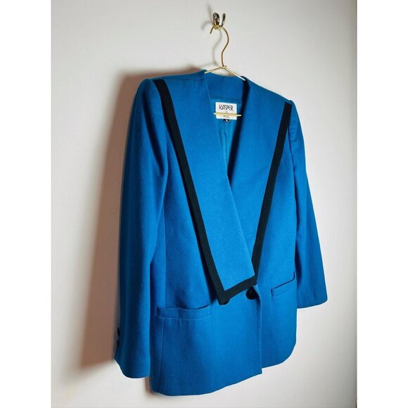 Vintage Kasper Blue Blazer - Picture 10 of 10